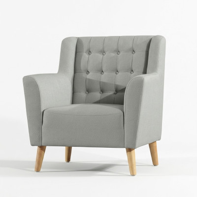 Fauteuil Club inclinable design avec revêtement, canapé 1 place TV