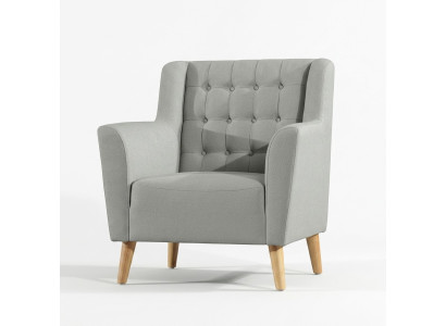 Fauteuil Club inclinable design avec revêtement, canapé 1 place TV