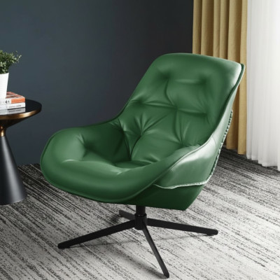 Salon Moderne Tissu Vert Mobilier Créatif Fauteuil Moderne