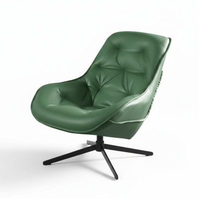 Salon Moderne Tissu Vert Mobilier Créatif Fauteuil Moderne