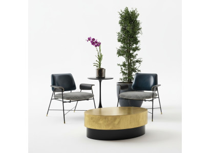 Fauteuil Design Créatif Canapé Placeur Tissu Lounge Club Rembourrage de Luxe