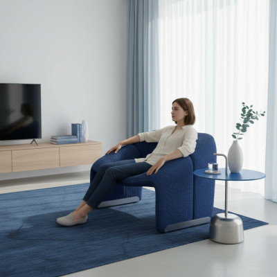 Conception Fauteuil de luxe Canapé 1 place TV Lounge Chaise Sofa