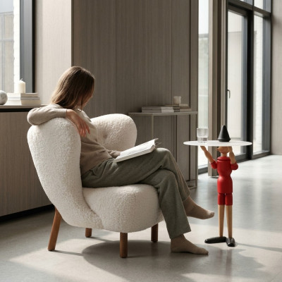 Fauteuil design moderne en textile pour salon Lounge Mobilier design Chaises