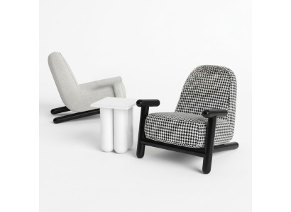 Meuble design de luxe Fauteuil moderne 63*80cm Textile Salon