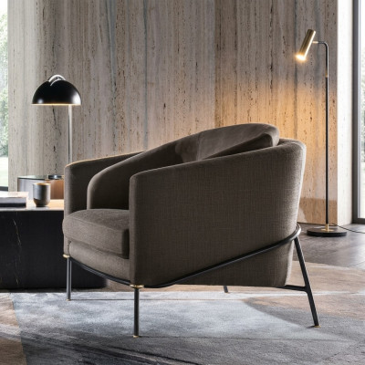 Fauteuil design moderne pour salon, canapé une place, canapé club de salon.