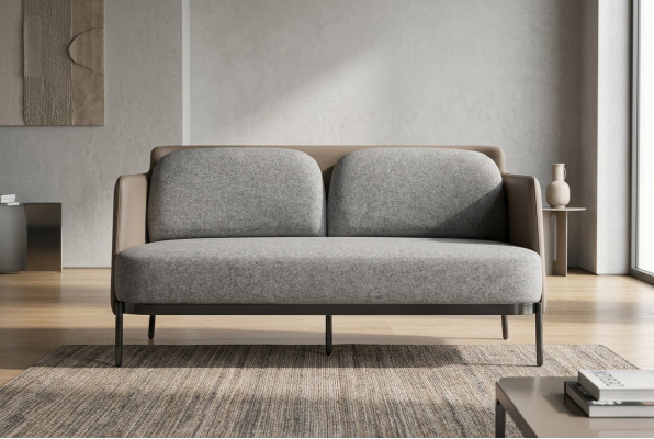 Style Classique Canapé 2 places Meubles Canapés Rembourrés Tissu Sofas Sofas Luxe Moderne