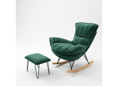 Fauteuil Chaise de designer Tapisserie Relax Tissu Tabouret Siège individuel Canapé club