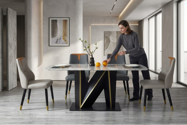 Table Table à manger Salle à manger moderne Salon Cuisine Tables Design Tables à manger Mobilier