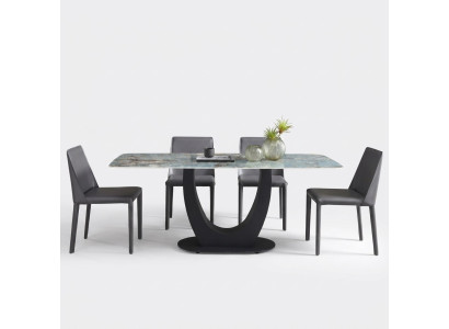 Salle à manger Table de salle à manger Moderne en acier inoxydable Salon Cuisine Tables Design Table Métal