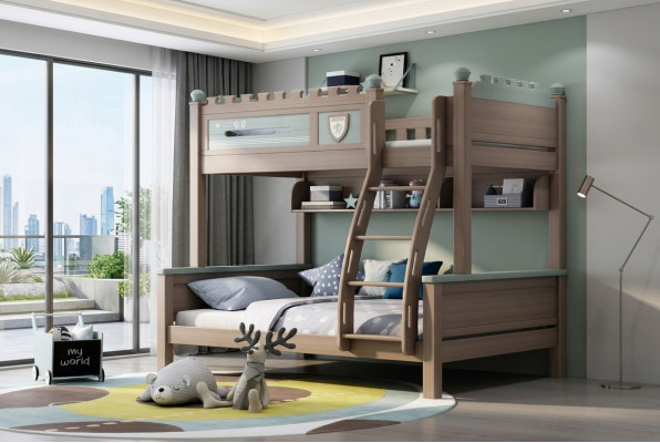 Lit superposé Lit mezzanine Lit pour enfants Lits superposés Bois de pin Chambre d'enfant Lit neuf