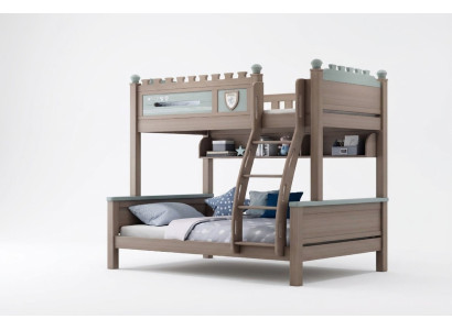 Lit superposé Lit mezzanine Lit pour enfants Lits superposés Bois de pin Chambre d'enfant Lit neuf