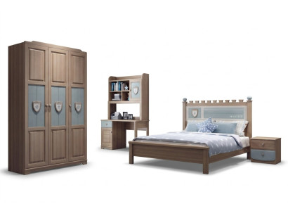 Chambre d'enfants Ensemble Chambre d'enfants Lit Commode Armoire 5 pièces Chambre neuve