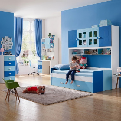 Chambre de jeunesse et d'enfants Design Table Lit Commode Ensemble nouveau