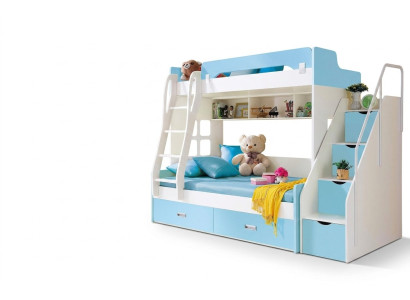 Lit superposé double Lit superposé Lit Chambre d'enfants Lit mezzanine Lit Lit d'enfant Lits