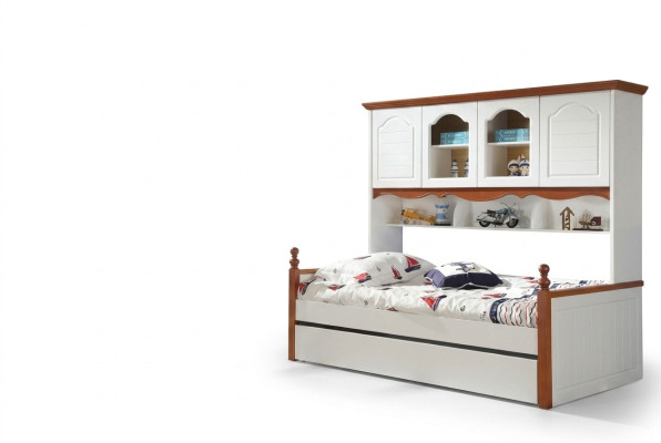 Chambre d'enfants pour enfants Lit Lit en bois Chambre à coucher Salon de campagne Mobilier neuf