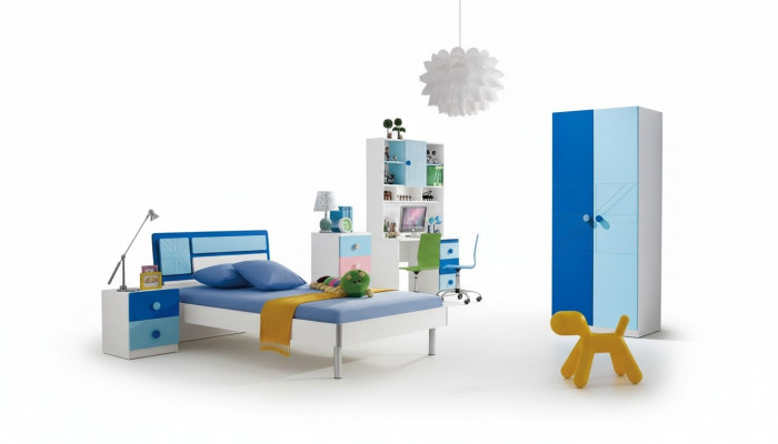 Conception de chambre d'enfants Meubles sur mesure Chambre d'enfants moderne Nouveaux ensembles de chambres
