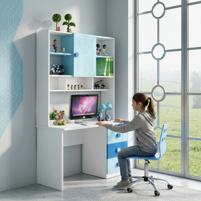 Bureaux Chambre Enfants 120cm Bureau de Design Mobilier de Luxe Table de la Pièce