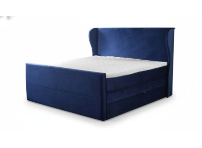 Lit double design dans un style moderne avec des éléments de minimalisme