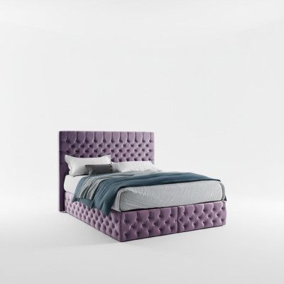 Chambre Lit Lits Rembourrage Double Mariage Hôtel Luxe Cuir Moderne