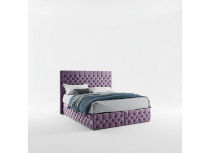 Chambre Lit Lits Rembourrage Double Mariage Hôtel Luxe Cuir Moderne
