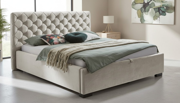 Chambre Hôtel Lits 180x200 Chesterfield nouveau lit de luxe lit double