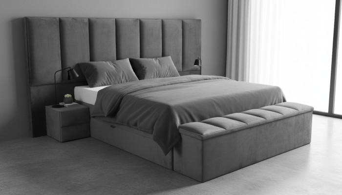 Boîte de conception de literie textile de matelas d'hôtel de printemps, lit double
