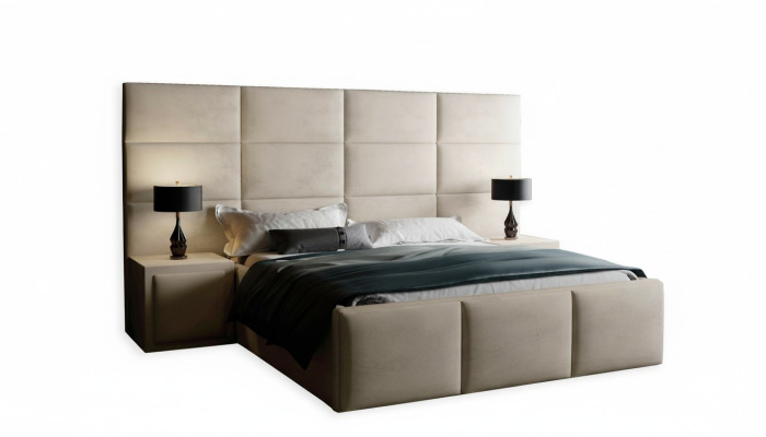 Lit de design Boxspring Lits Matrimonial Matelas Chambre de sommeil de luxe Hôtel