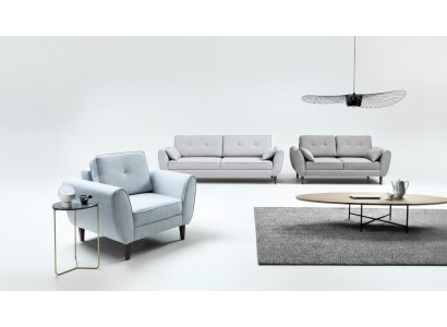 Canapés de luxe modernes modernes 3+2+1 Siège Textile Complet et des ensembles de meubles neufs