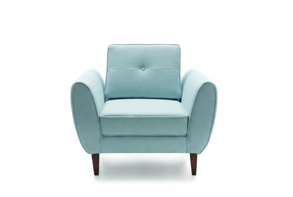 Conception Chesterfield Tissu Canapé Fauteuil 1 Place Canapés Rembourrés Salon Club