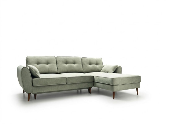 Canapé d'angle design Canapé en L-forme Mobilier Lit Fonctions Textile Cuir Canapé-lit
