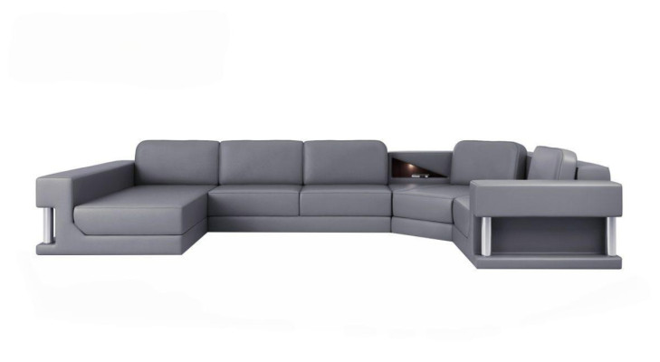Paysage vivant Canapé d'angle U-shape Canapé Couches Rembourrage Coin Canapé en cuir Canapés Meubles neufs