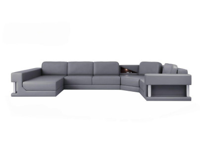 Paysage vivant Canapé d'angle U-shape Canapé Couches Rembourrage Coin Canapé en cuir Canapés Meubles neufs
