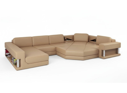 Paysage de vie Design Moderne Canapé Canapé d'angle Canapé en U Canapé en cuir Canapé Tissu neuf