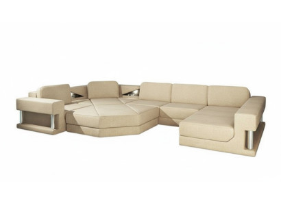 Canapé d'angle Rembourrage Siège Tissu Canapé Canapés Forme en U Paysage de vie Mobilier neuf