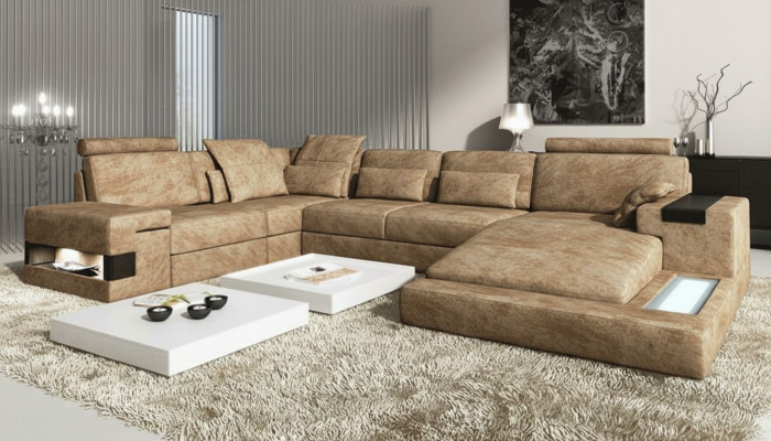 Canapé d'angle canapé en forme de U canapé rembourré canapé canapés canapés canapé d'angle meubles design neufs
