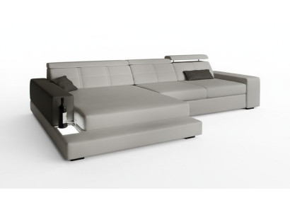 Canapé d'angle design L-forme Canapé Rembourrage Tissu Canapés de luxe Canapé de salon Places