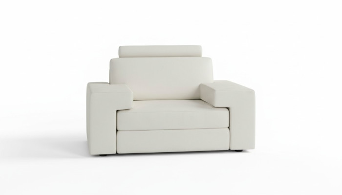 Fauteuil 1 place Salon Club Meubles Canapé 1 place Canapé TV Tissu d'ameublement neuf