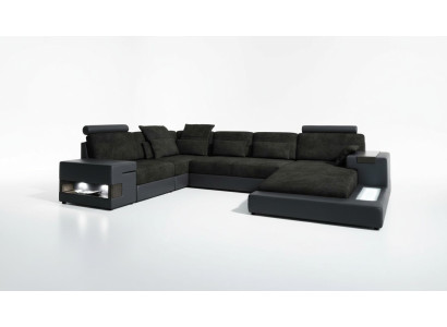 Canapé design Canapés d'angle en forme de U Tissu de canapé moderne Mobilier de salon Canapé d'angle Textile sofa