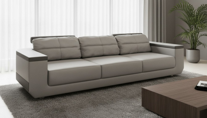 Canapé moderne 3 places XXL canapé en tissu de designer canapés de luxe design 3 places