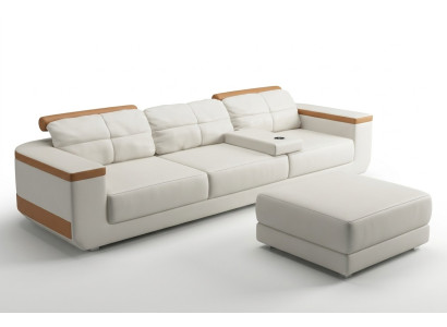 Canapé 3 places en tissu Canapés Canapé Rembourrage Canapé de luxe Style moderne Grand canapé xxl