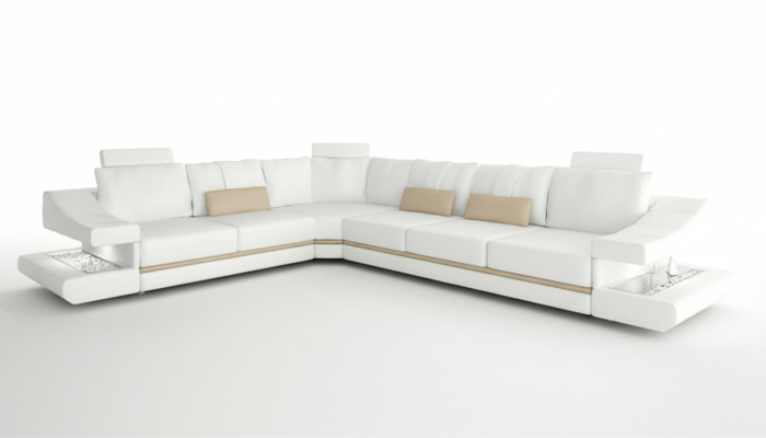 Séjour design moderne canapés divans élégance L-forme canapé d'angle tissu canapé nouveau