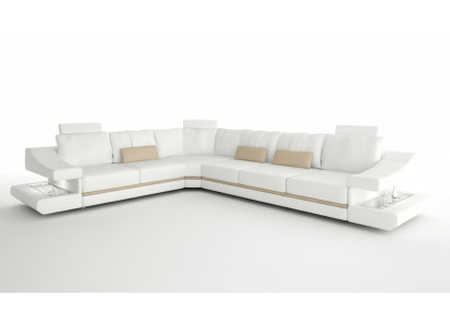 Séjour design moderne canapés divans élégance L-forme canapé d'angle tissu canapé nouveau