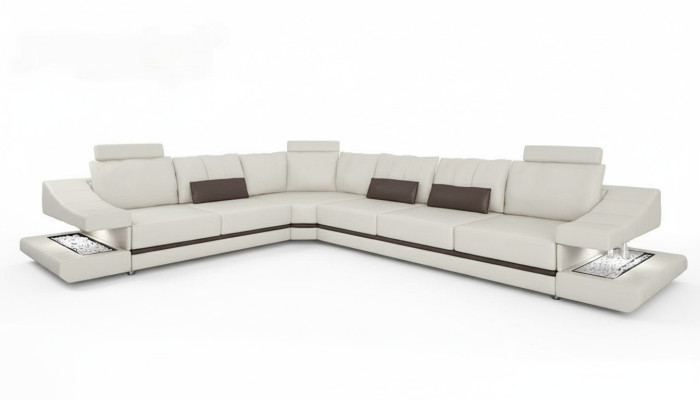 Canapés Design Canapé d'angle en forme de L Mobilier Lit Caractéristiques Tissu Cuir Canapé-lit Canapés