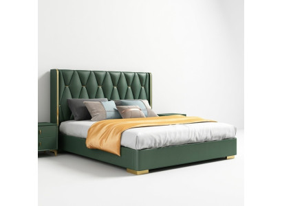 Des lits modernes de luxe pour une chambre de sommeil en Italie, un nouveau design de lit luxueux double.