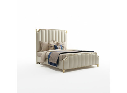 Design Bed Lits 180x200cm Dubai Double Hôtel Bois Chambre Luxe