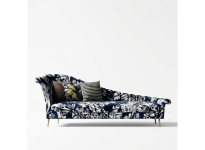 Textile Chaise longue longue Toile Canapés Canapé Détendez-vous Chaise longue Club Meubles neufs