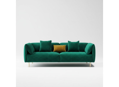 Canapé 2 places en velours Relax 2 places en velours Bois Club Seat Design Canapé Lounge