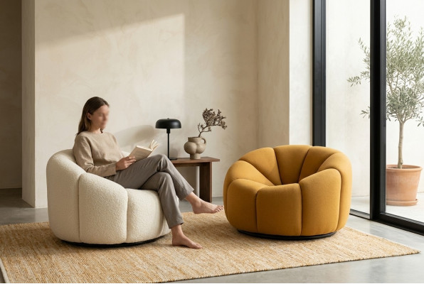 Fauteuil Fauteuil Designer Relax Siège Design Canapé Salon Club Textile Mobilier Textile