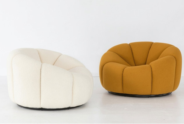 Fauteuil Fauteuil Designer Relax Siège Design Canapé Salon Club Textile Mobilier Textile