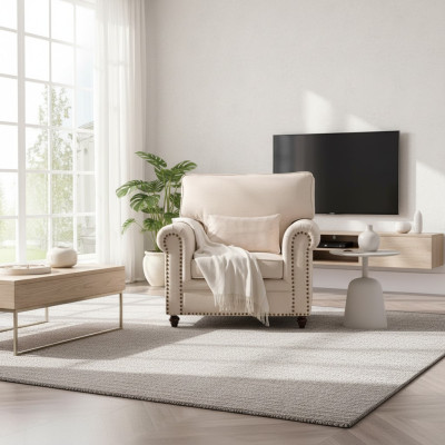 Fauteuil Canapé Tissu Fauteuil Meubles Relax Siège Conception Canapé Salon Textile Maison de campagne